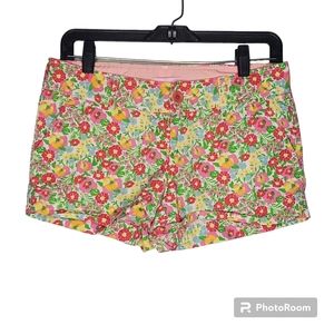 Lilly Pulitzer Resort White Gardens By the Sea Bright Floral Walsh Shorts size 2